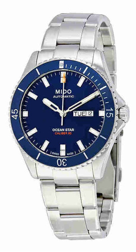 Mido Ocean Star Capitán Automático Para Hombre Reloj De