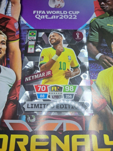 Tarjeta Neymar Jr Limited Adrenalyn Mundial Fifa Qatar 2022