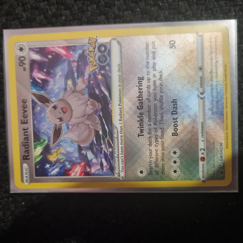 Eevee Radiant Carta Pokémon Tcg Original+10 Cartas