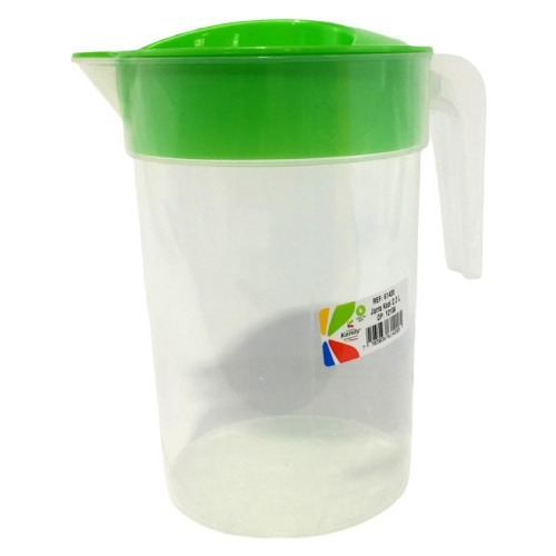 Pack 2 Jarros Plásticos 2,2 Litros 2200 Ml Tapa Azul