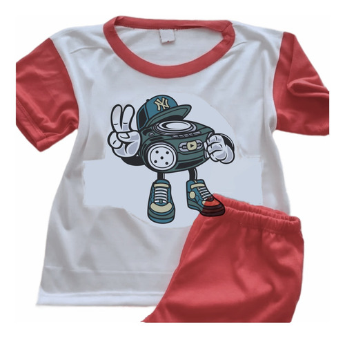 Pijamas Batería Infantiles Impresos Personalizados - 0184