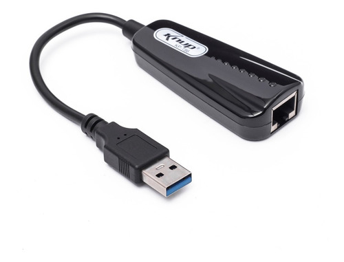 Adaptador Conversor Extensor Usb Via Cabo Rede Rj45 Até 150m Cor Preto