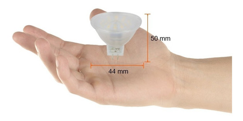 Imagen 4 de 6 de Mr16-smdled/3w/30 Tecnolite Foco Mr16 Led 3w 100-240v 3000k