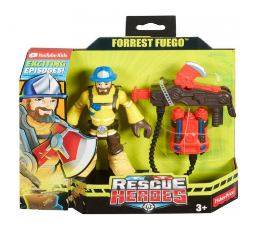 Rescue Heroes Forrest Fuego Fisher Price