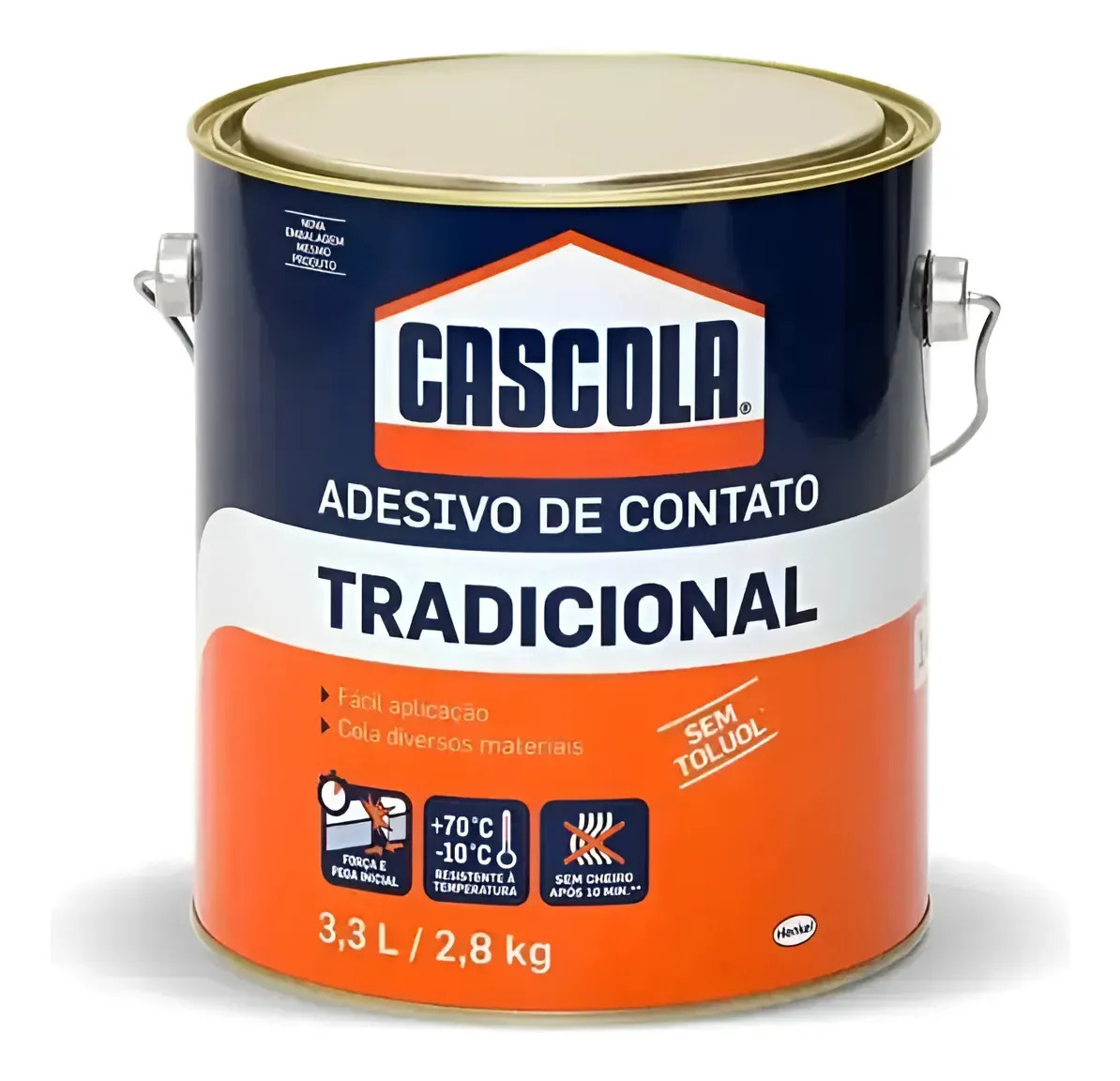 Cola de Contato Instantânea Cascola Tradicional S/ Toluol 2,8kg