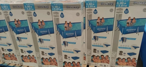 Alberca Rectangular Bestway Piscina 3 X 2.1 X 66 M D Em