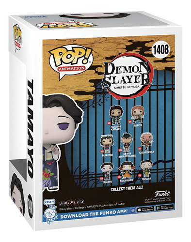 Figura De Acción Tamayo #1408 Demon Slayer Funko Pop! Anime