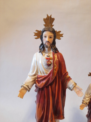 Imagen 3 de 3 de Corazón De Jesús 30,20,12 Y 7cm Imagenes Italianas Di Angelo