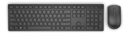 Kit de teclado e mouse sem fio Dell KM636 Inglês US de cor preto