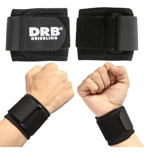 Pack De 2 Muñequeras Deportivas Drb® - Multiuso Con Velcro