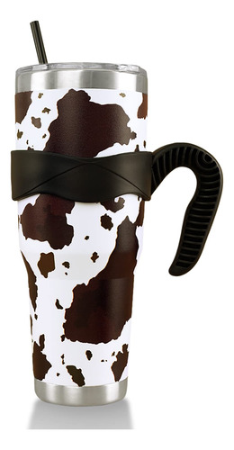 Cow Print Tumbler, 40 Oz Tumbler Con Handl B0brk68yb4_210424