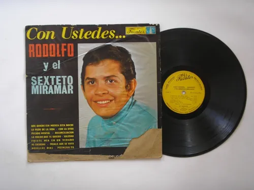 Lp Vinilo Rodolfo Sexteto Miramar Con Ustedes Colombia 1960 (Usado)
