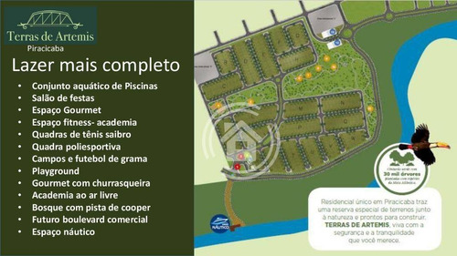 Imagem 22 de 30 de Terreno À Venda, 556 M² Por R$ 185.999,00 - Residencial Terras De Ártemis (ártemis) - Piracicaba/sp - Te0306