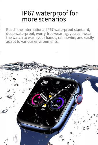 Imagen 2 de 10 de Reloj Inteligente Smartwatch Hombre Mujer