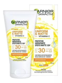 Protetor Hidratante Facial Vitamina C Fps30 40g Garnier Tipo de pele Normal
