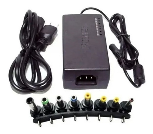 Cargador Universal Notebook 120w De 12v A 24v Con 10 Fichas