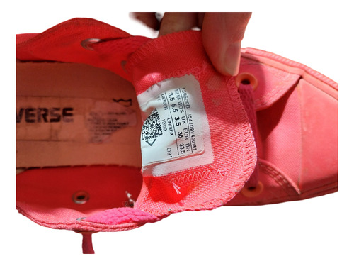 Zapatillas Converse Naranja Fluo 5.5 Us 36 Europeo (Usado)