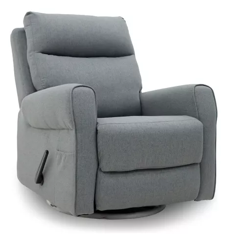 Silla reclinable mecedora, cómoda y elegante silla reclinable mecedora,  sillón reclinable con respaldo de ala, silla reclinable ajustable para sala  de