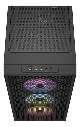 Gabinete Gamer Corsair 3000d Rgb Airflow, Cristal Templado