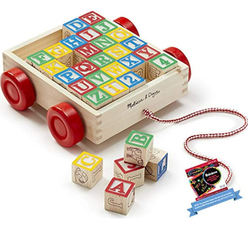 Melissa &amp; Doug Classic Abc: Paquete De Carrito