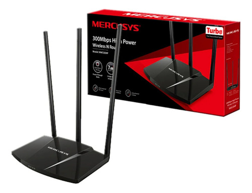 Mw330hp Router Alta Potencia 300mbps 3anten 7dbi 3p Mercusys