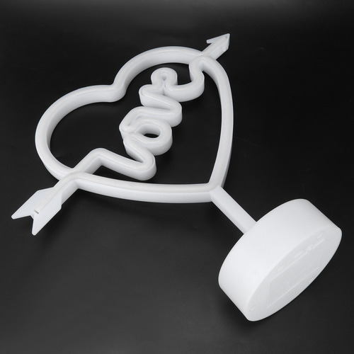 Led Decorativo Nocturno De Neón En Forma De Corazón Para Fie