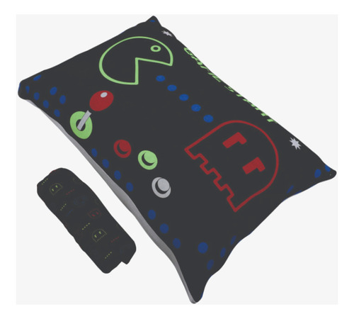 Jogo De Cama Solteiro Elástico Dinossauro Gatinho Pac-man
