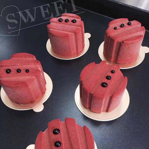 Alta Calidad Moldes De Mousse De Silicona Con Forma De