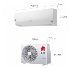 Imagen 2 de 3 de Aire Acondicionado 12000 Btu Vm182c7 220v LG