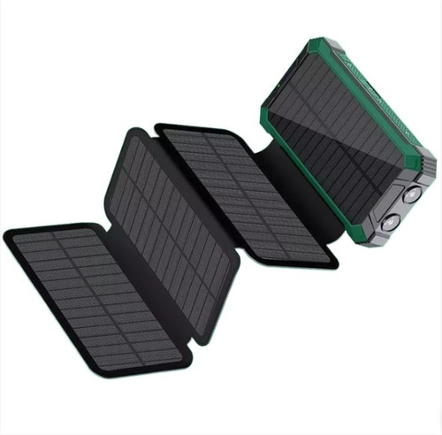 Cargador Solar 26800mah Power Bank Con 4 Paneles Solares