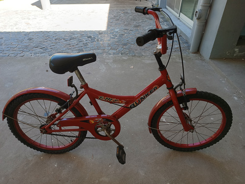 Bicicleta Búnker Bmx Rodado 20 Impecable Rojo 20 " (Usado)