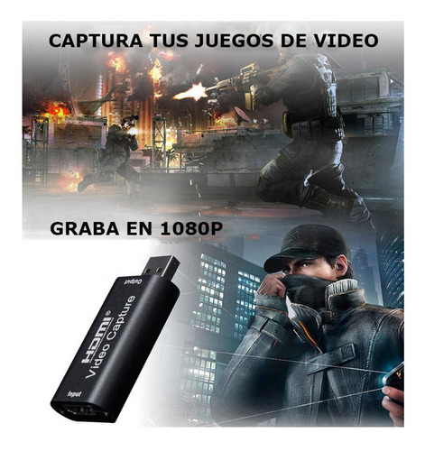 Imagen 6 de 10 de Capturadora De Video Hdmi Usb 4k 1080 60fps Fullhd Fhd 1080p