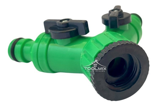 Imagen 3 de 7 de Conector / Divisor De Manguera De Riego Doble Salida ½puLG