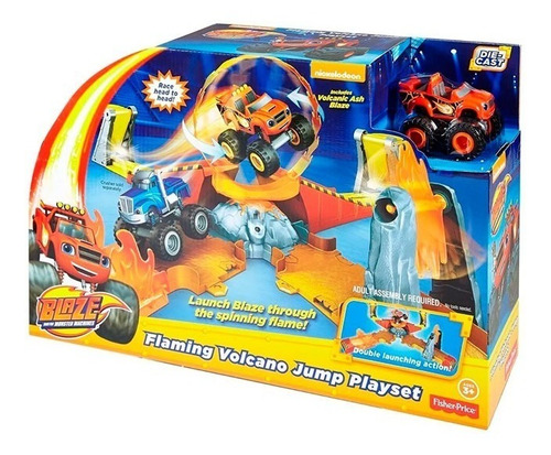 Blaze And The Monster Machines Salto Volcan - Fisher Price