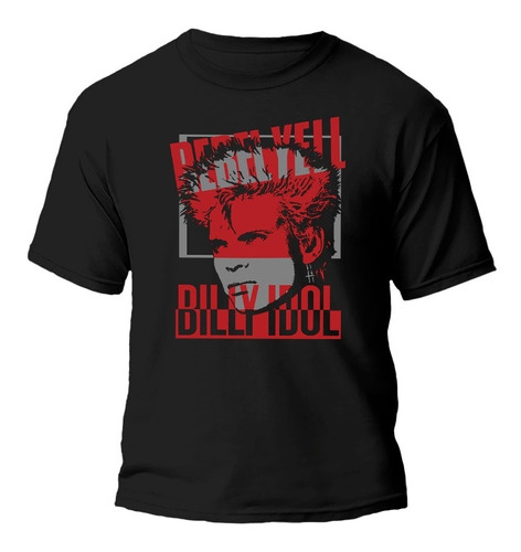 Remera Billy Idol Rebel Yell M2 100% Algodón Premium