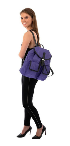 Mochila Dama Ultra Ligera Backpack Mujer Jennyfer 9457 Color Índigo