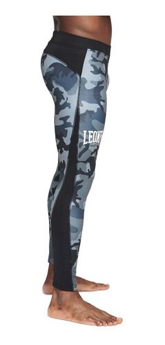Imagen 3 de 6 de Calza De Compresión Leone Camo Ab953 Jiu Jitsu Mma Marcial