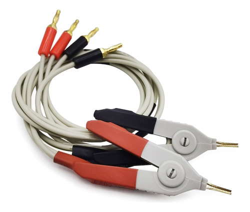 Cable Tipo Banana Plug Clips, Cables De Sonda Lcr De Baja Re