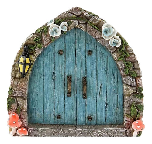 Puerta De Hadas En Miniatura Adorno De Patio En Miniatura 2d