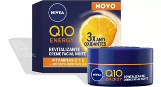 Nivea Q10 Energy Antissinais Vitamina C Facial Noite - 50g Tipo De Pele Normal