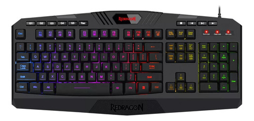 Teclado Gamer Redragon Harpe Pro K503a Rgb Qwerty Español 