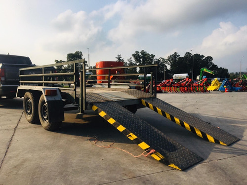 Trailer Para 1500 Kg Con Rampa Y Barandas