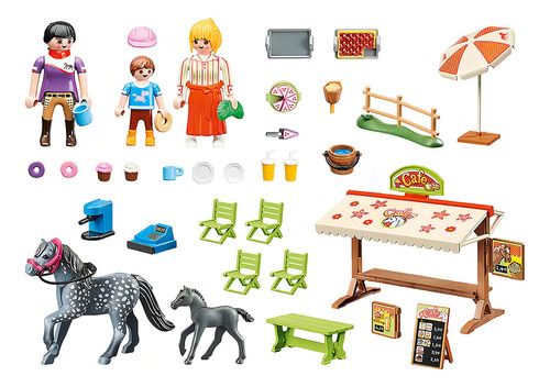 Playmobil Cafe Patio Dos Poneis, 2143
