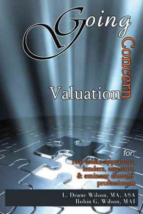 Libro Going Concern Valuation : For Real Estate Appraiser...