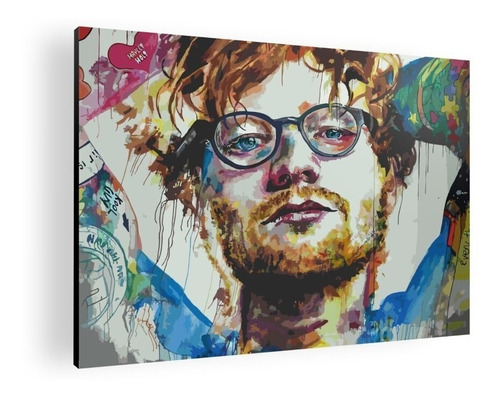 Cuadro Decorativo Moderno Mural Poster Ed Sheeran 42x30 Mdf