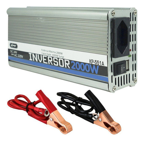 Inversor 2000w 24v Para 220v Transformador Conversor Tensão