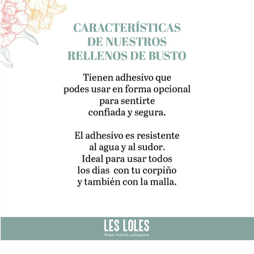 Imagen 8 de 8 de Relleno De Silicona Para Malla Triangulo Push-up, Les Loles