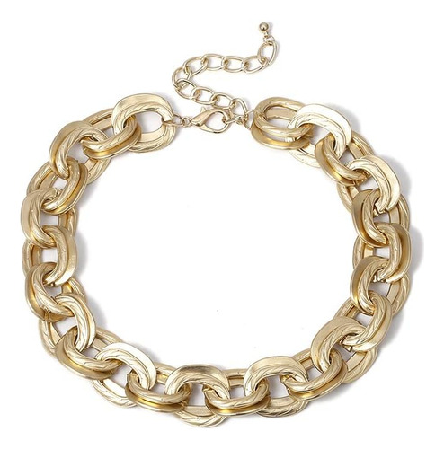 Octwine Dainty O Link Collar Gargantilla Gruesa Dorada Decla