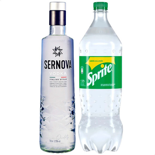 Vodka Sernova Original + Sprite Gaseosa - 01almacen