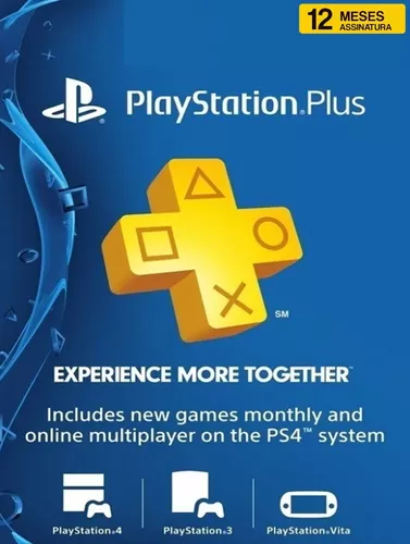 Comprar Cartão Playstation Plus Brasil 3 Meses PSN BR